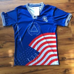 Sports T-shirt El Salvador Color Blue Size S
